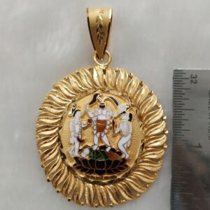 fuljogani ma gold minakari pendant