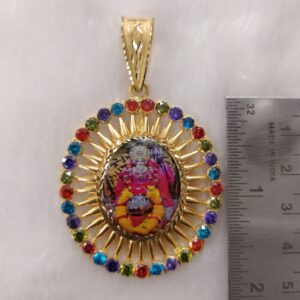 916 Gold Fancy Gent's Photo Mina Pendant