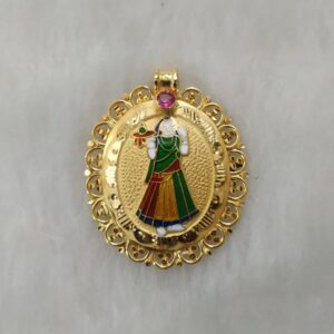 916 Gold Fancy Bhatiyani Maa Pendant