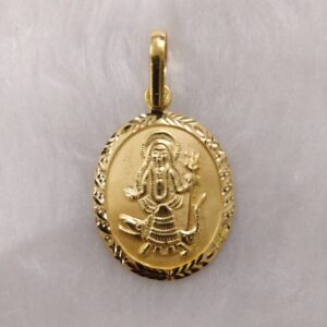 916 Gold Fancy Khodiyar Maa Pendant