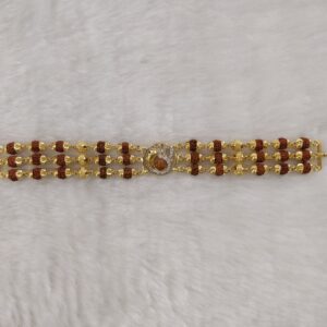 916 gold gent's rudraksh lucky