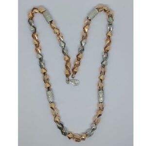 18k Rose gold fancy gent's chain