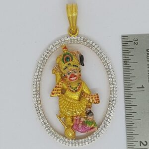 916 Gold Fancy Gent's kastabhanjan dev Pendant
