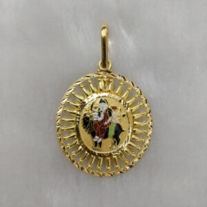 916 Gold Fancy Meladi Maa Pendant