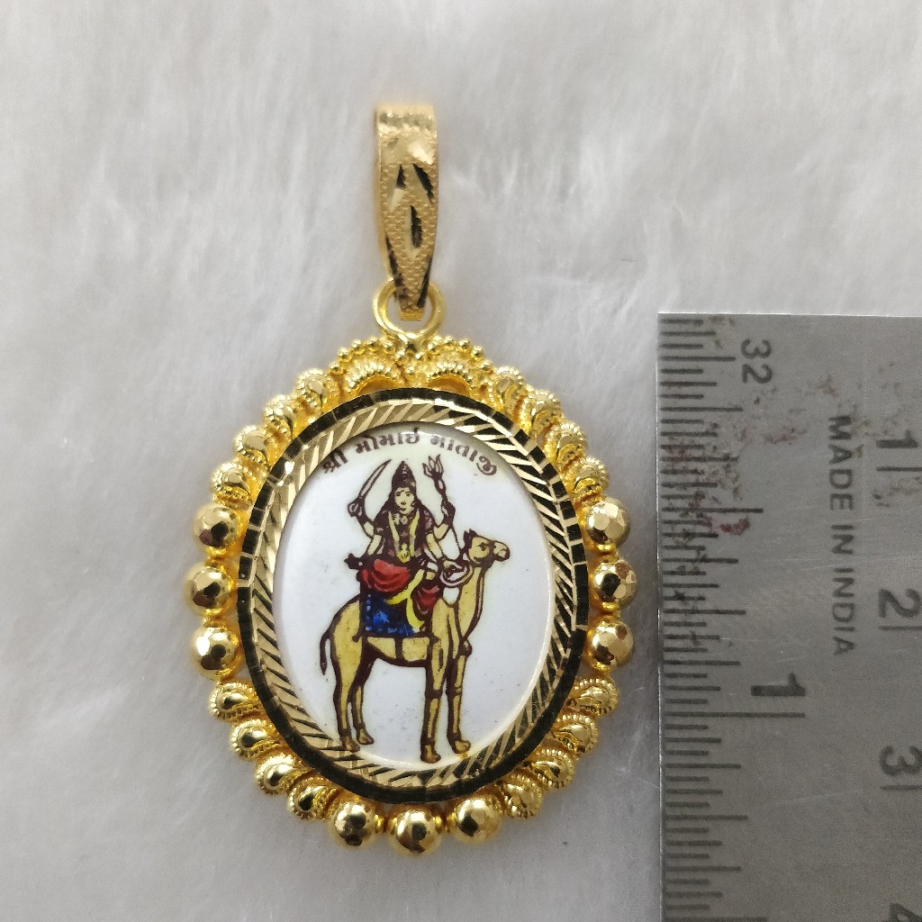 916 Gold Fram Momai Maa Pendant - Image 2