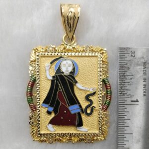916 Gold Fancy Mogal Maa Pendant