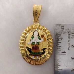916 gold gent's fancy khodiyar maa pendant