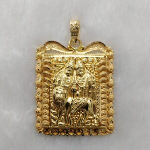 916 Gold Fancy Chamunda Maa Pendant