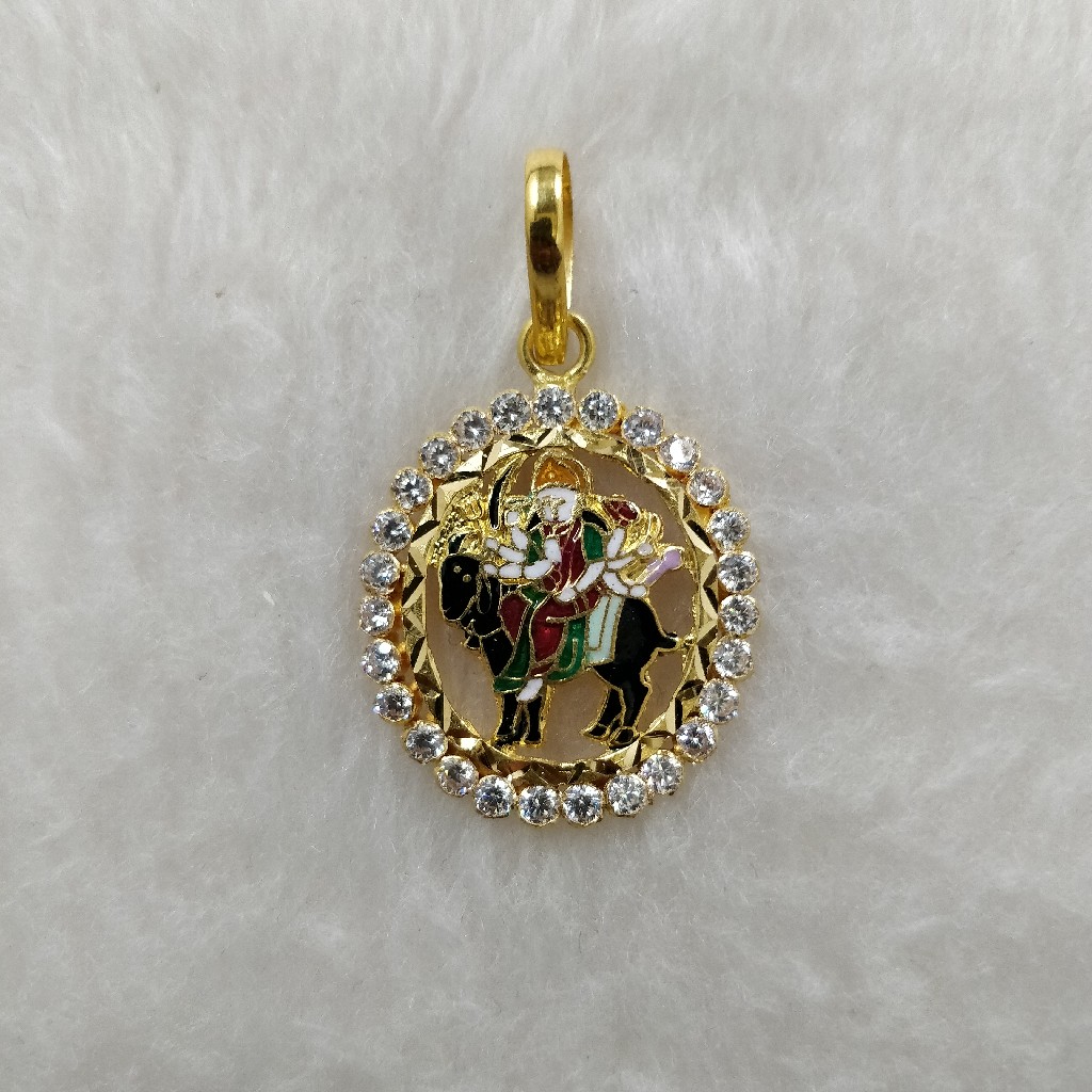 916 Gold Fancy Meladi Maa Pendant