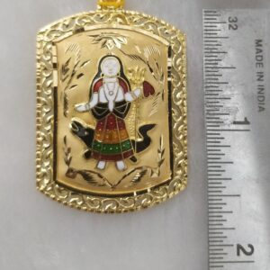 916 Gold Fancy Khodiyar Maa Pendant