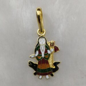 916 Gold Khodiyar Maa Aricuting Pendant