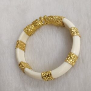 916 Gold Gent's Fancy kada