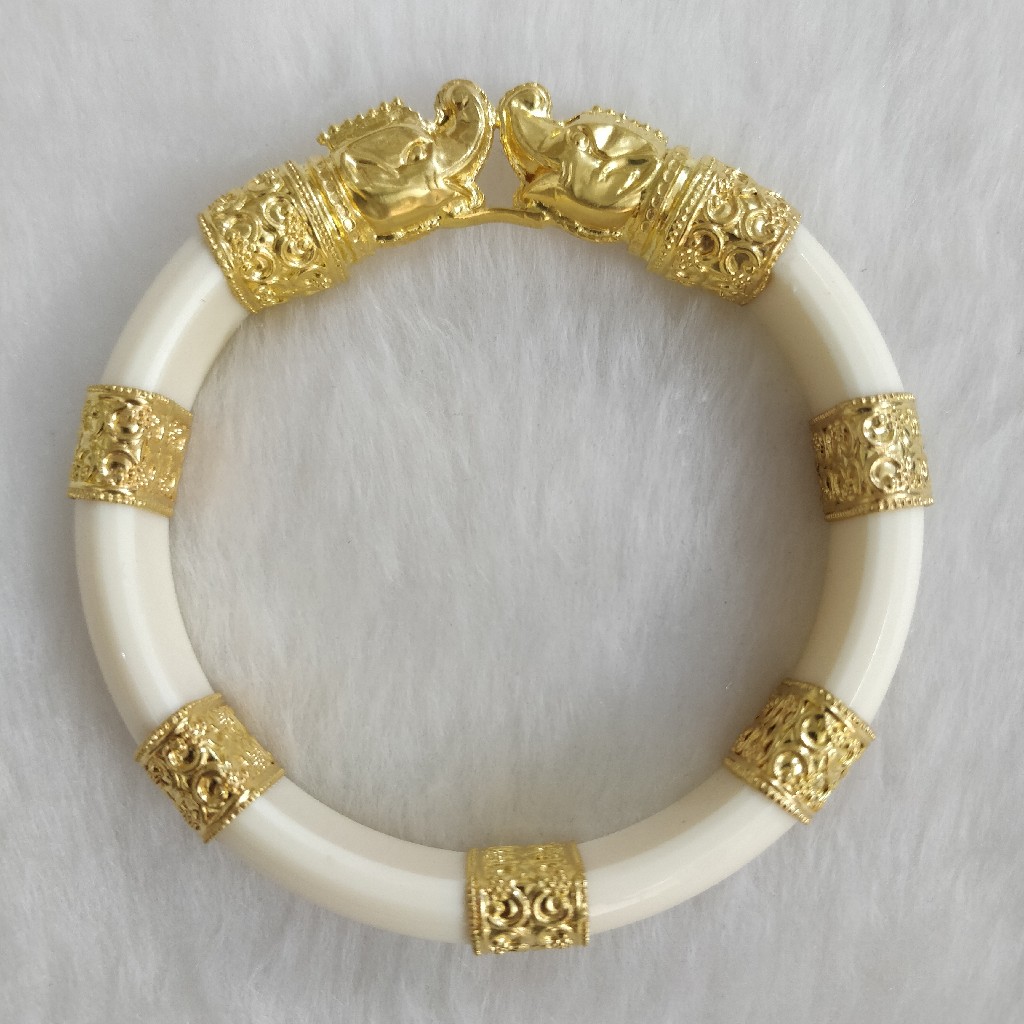 916 Gold Gent's Fancy kada