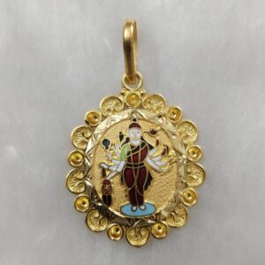 916 Gold Sadhi Maa Pendant