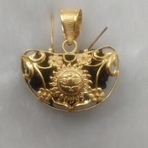 ek mukhi rudraksh gold pendant