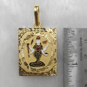 916 Gold Nagneshvari Maa Pendant