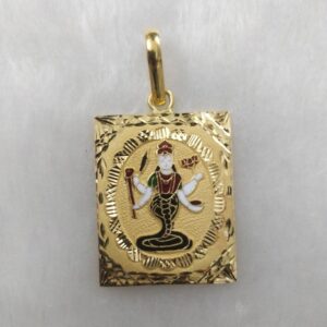 916 Gold Nagneshvari Maa Pendant