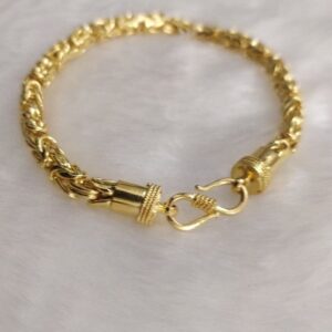 916 Gold Fancy Gent's Bracelet