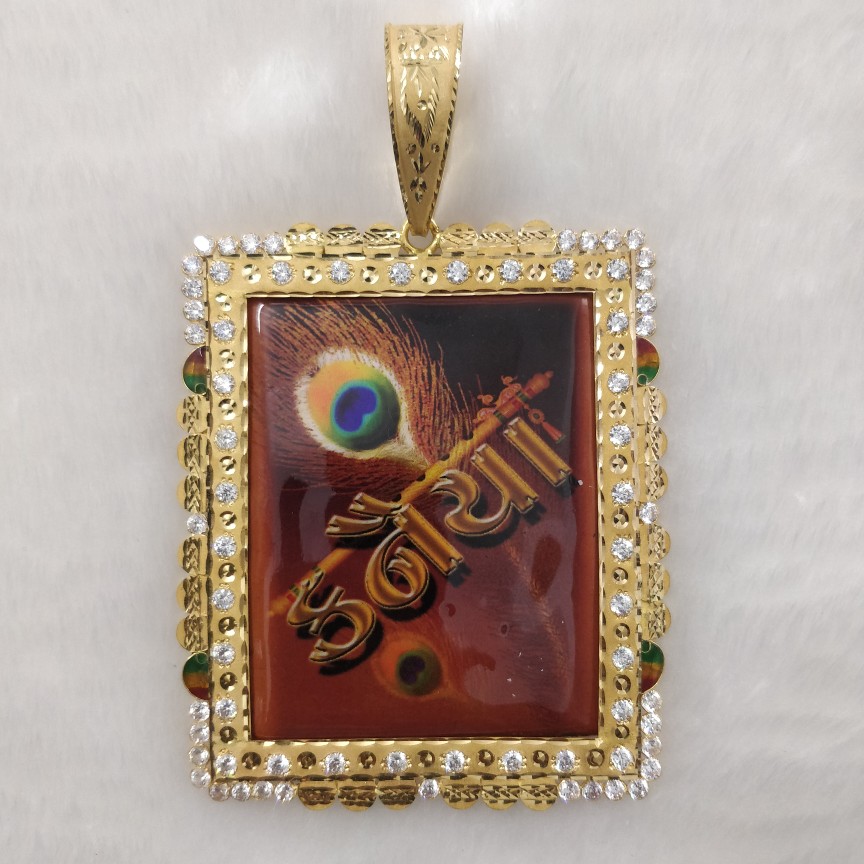 916 Gold Gent's photo mina Pendant