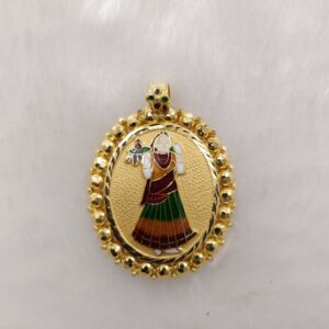 916 Gold Bhatiyani Maa Pendant