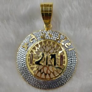 916 Gold fancy Gent's Pendant