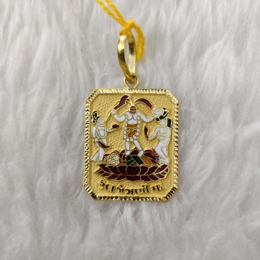 916 Gold Ful Jogani Maa Pendant
