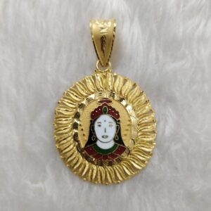 916 Gold Chehar Maa Pendants