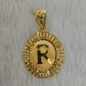 916 Gold Gent's Named Pendant