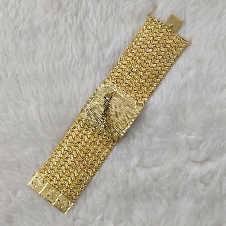916 gold gent's bracelet