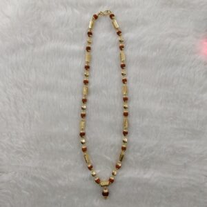 916 Gold Gent's Antique Rudraksh Mala