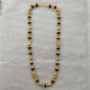 916 Gold Bahubali Gent's Rudraksh Mala