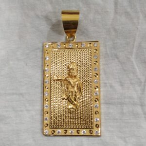 Antique Gent's 916 Gold Krishna Pendant