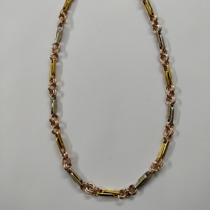indo Italian lesser print Design 916 Gold Chain