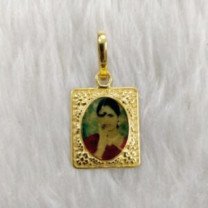 Antique Photo mina pendant