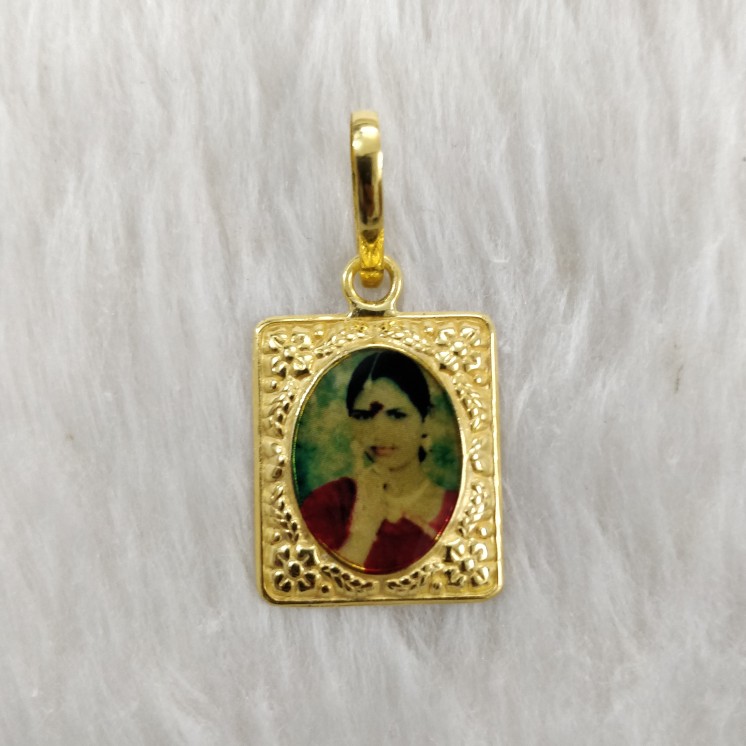 Antique Photo mina pendant