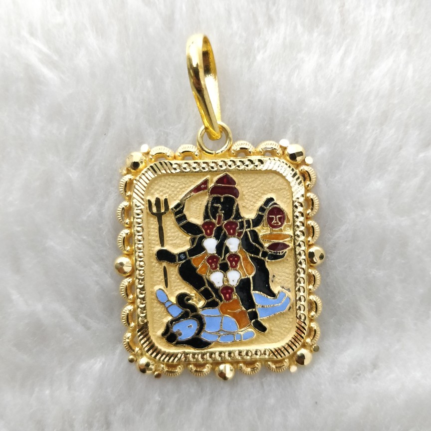 Mahakali maa 916 gold pendant