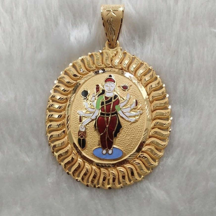 Sadhi Maa Minakari Pendant