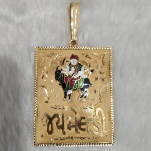 Jay Meladi Maa Minakari Pendant