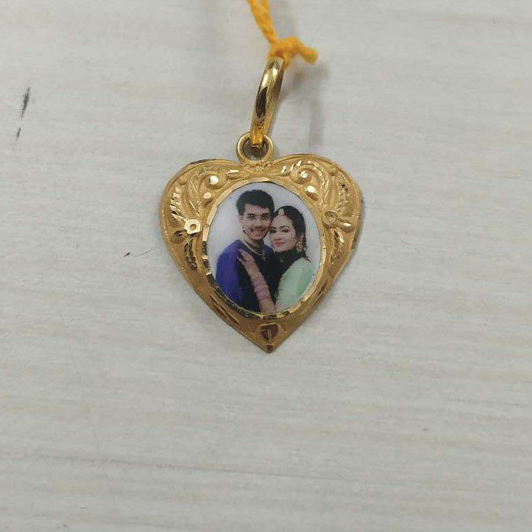 Couple Photo Pendant