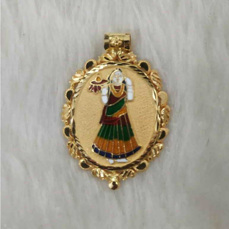 Bhatiyni Maa Minakari Pendant