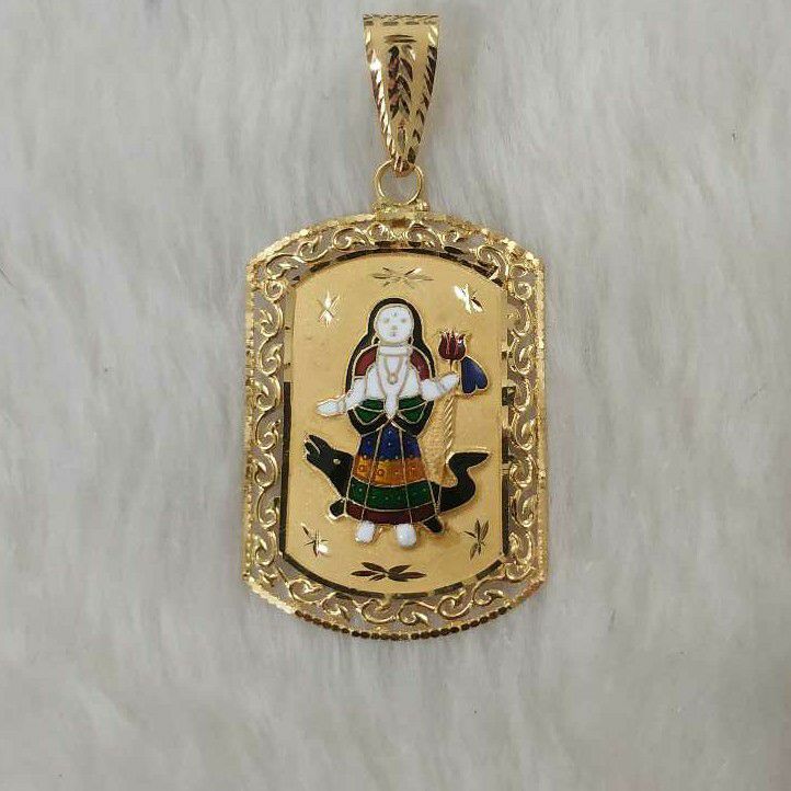 Khodiyar Maa Minakari Pendant