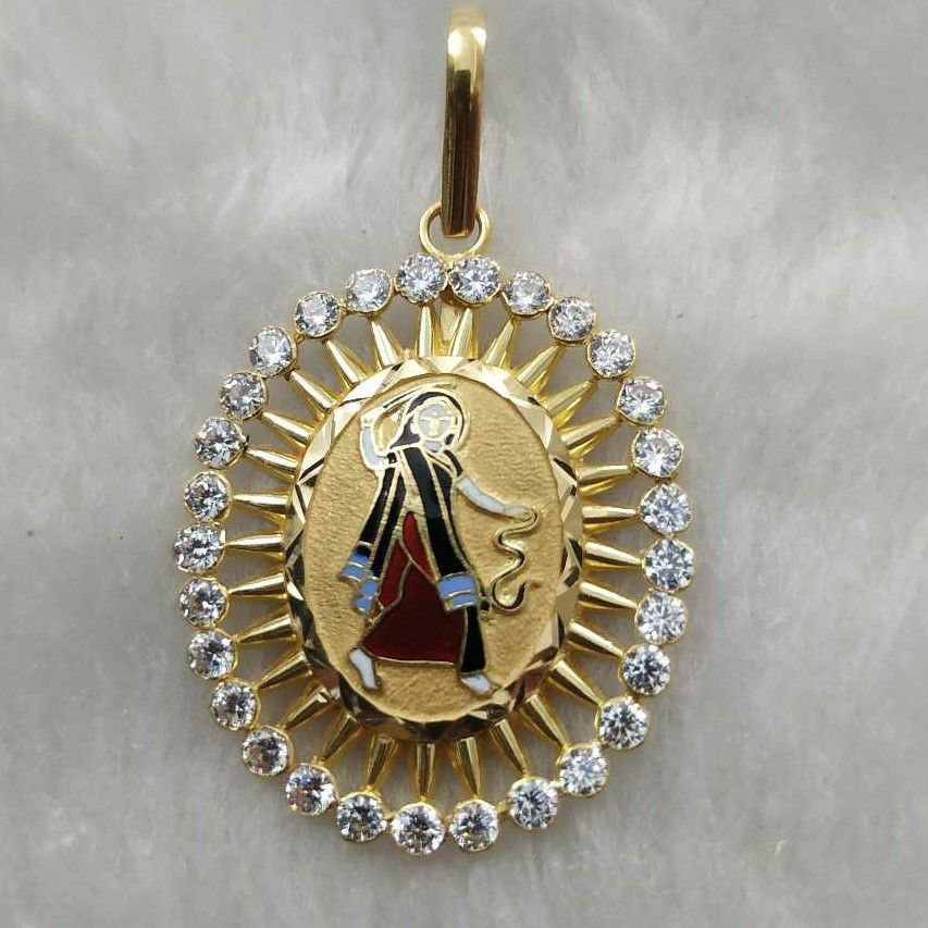 Mogal Ma Meenakari Pendant