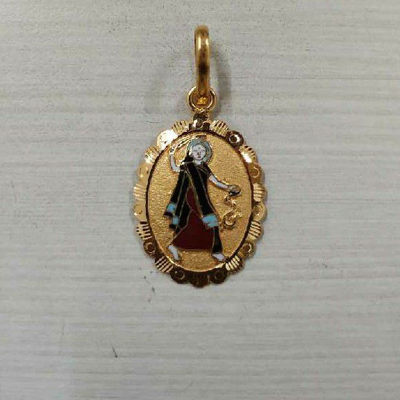 Mogal ma minakari gold pendant