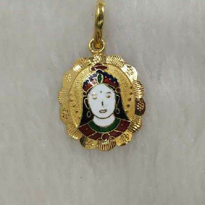 Cheharma Minakari Pendant