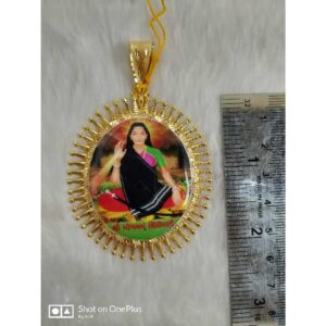 Gold photo mina kari gent's pendant