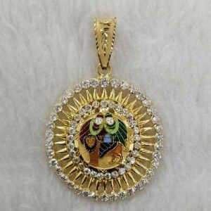 Gold gents pendant