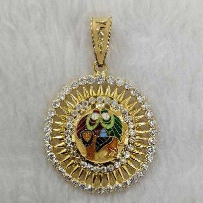 Gold gents pendant