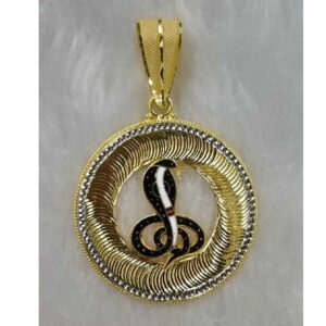 Gold goga maharaj pandant