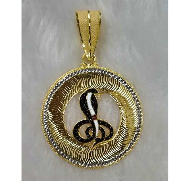 Gold goga maharaj pandant