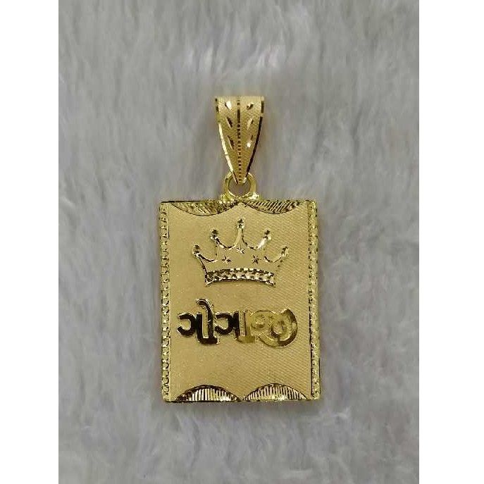 Gold gents Pendant